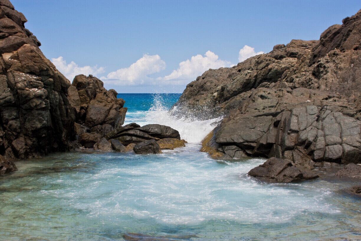 The Bubbly Pool

If you need help finding how to get here, go to Foxys Taboo, and on the back of the menu is a map.  Dont expect to get good service while you are there though. :(  Also, use common sense while you are there, its extremely dangerous!

#beach

#JVD #jostvandyke #BVI #bubblypool