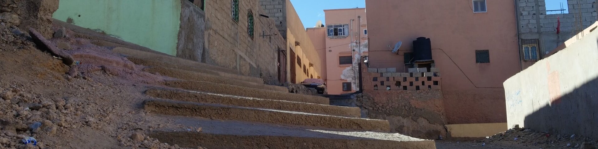 Steps one can take from the old part of the city to the center of town #Morocco #Laayoune #Africa #FindingTheUniverse