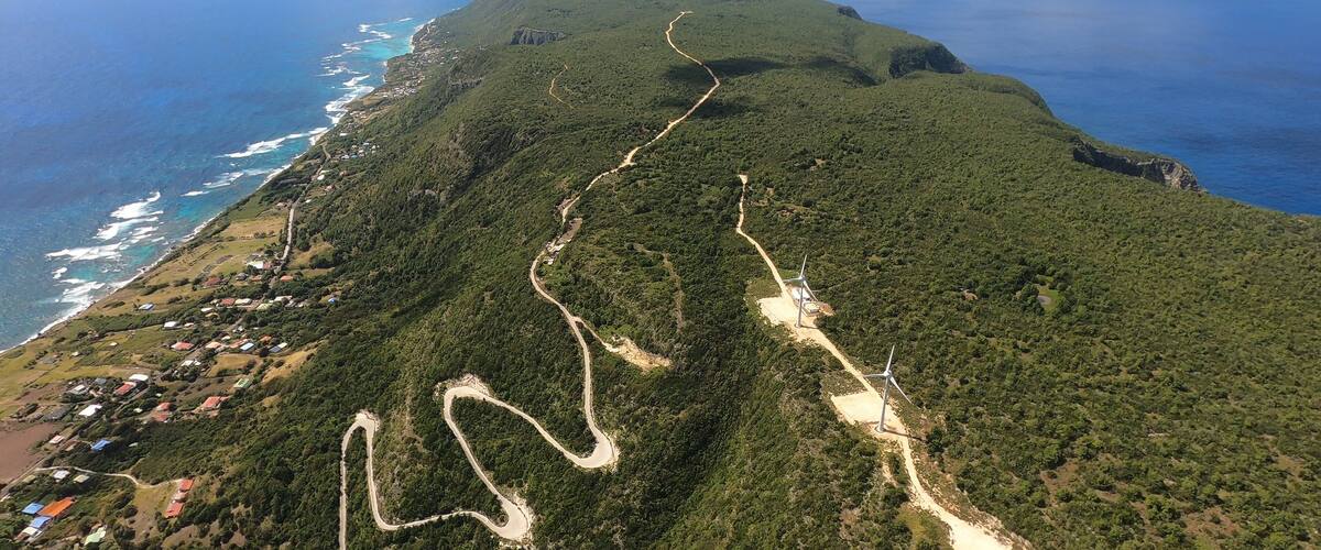 La Desirade Island, Guadeloupe, Lesser Antilles, Caribbean.