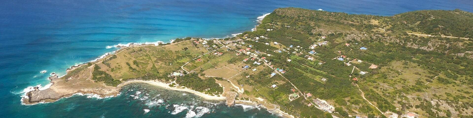 La Desirade Island, Guadeloupe, Lesser Antilles, Caribbean.