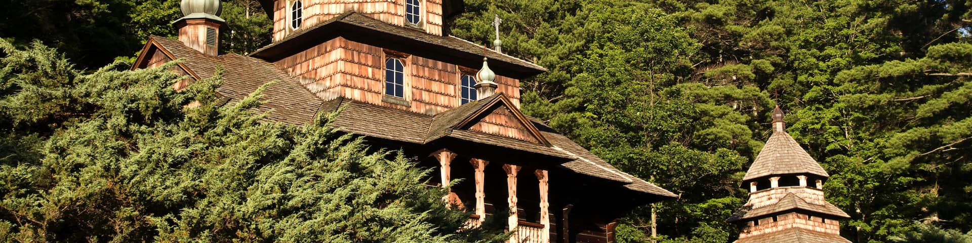 B3PJFW St. John the Baptist Ukrainian Catholic Church of the Eastern Rite in Hunter, New York.. Image shot 07/2008. Exact date unknown.