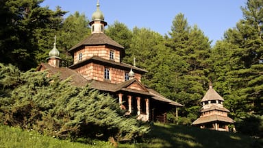 B3PJFW St. John the Baptist Ukrainian Catholic Church of the Eastern Rite in Hunter, New York.. Image shot 07/2008. Exact date unknown.