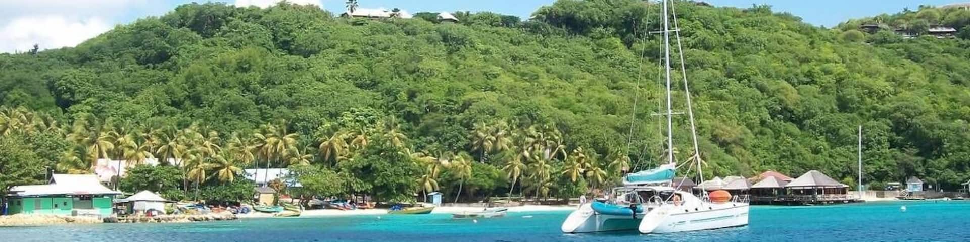 The island is home to the rich and famous! Visit by boat and get a tour from a local!