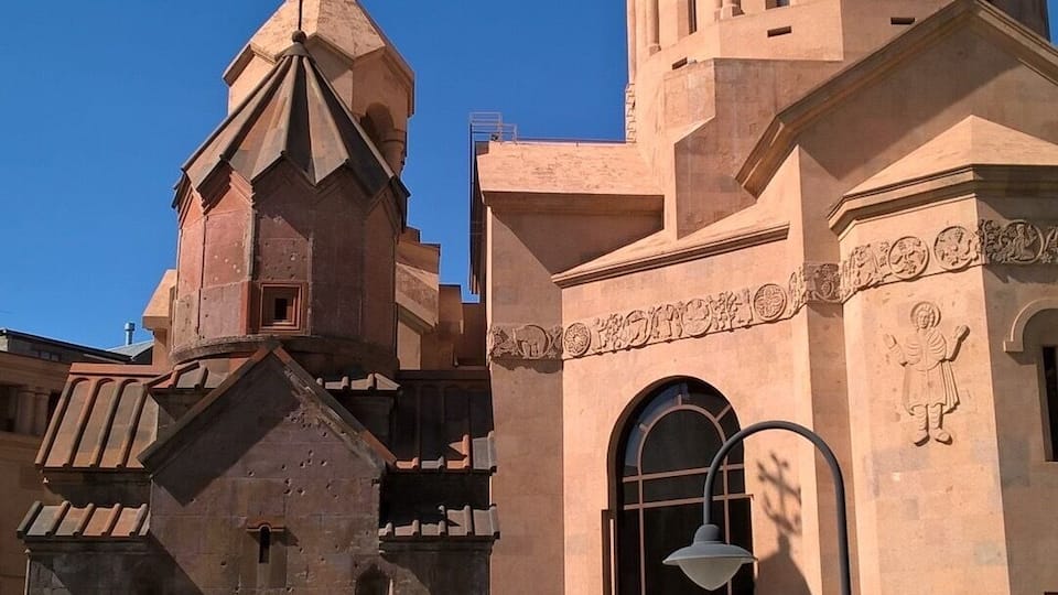 Old churches in the Armenian capital of Yerevan.