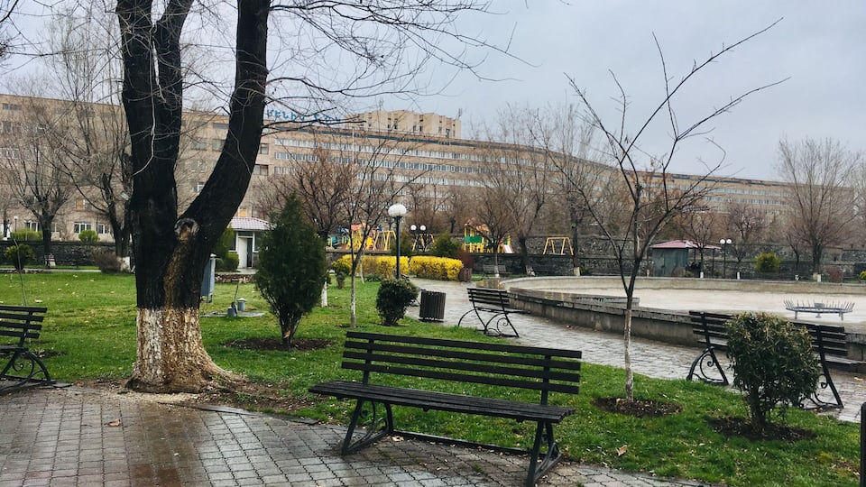 A rainy day at my hospital#Yerevan☔️🌧❄️