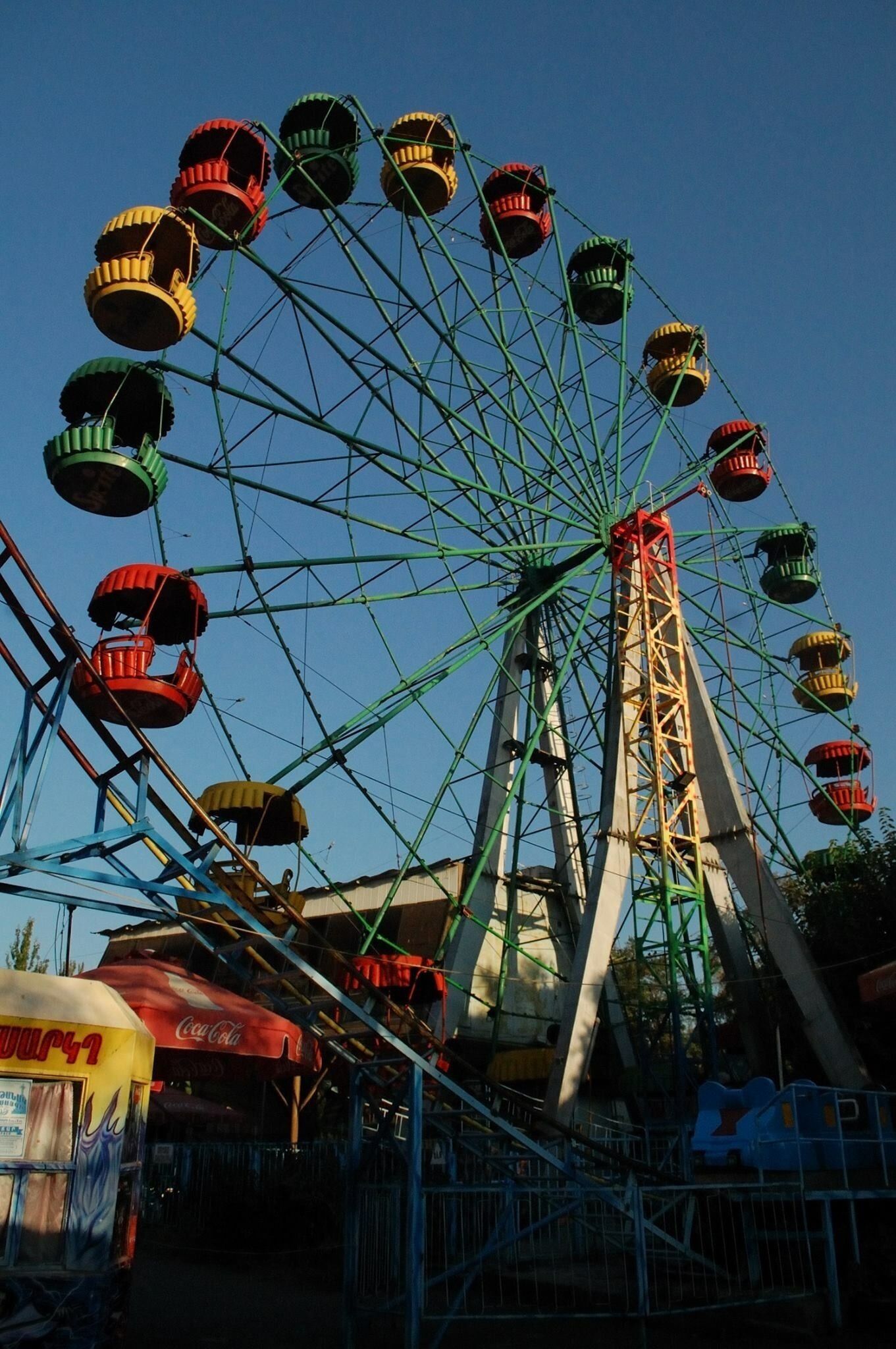 Ferris Wheel in Victory Park, Yerevan.
It's only a few minutes walk from the top of the Cascade Art Structure.

#Colorful