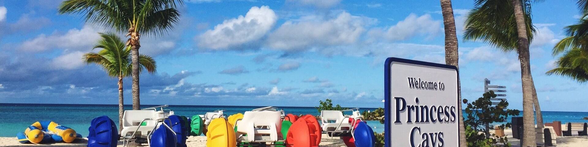 Princess Cays in the Bahamas is packed with water sports activities. We tried an aqua bike! #blue
More on www.ajauntwithjoy.com