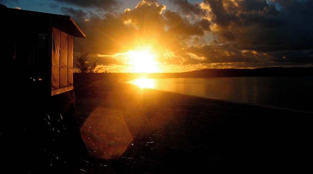 Blazing orange sunrise at Chez Pierre on the leeward side of Long Island, Bahamas ... #LifeAtExpedia