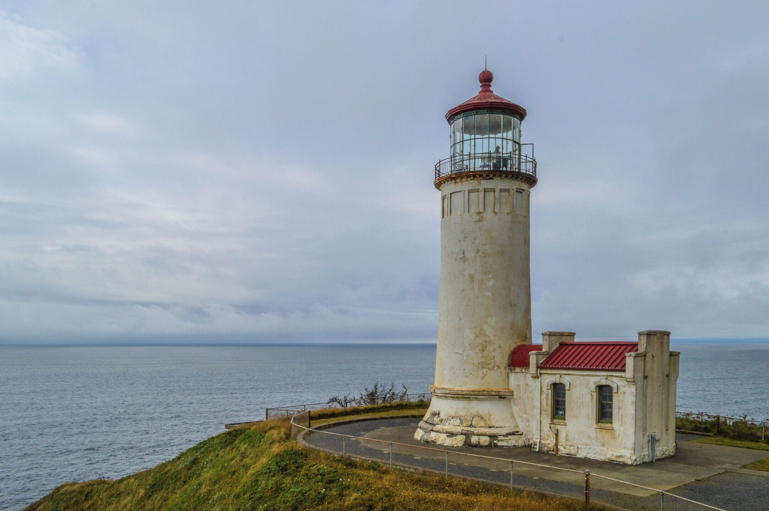 Cape Disappointment State Park at the southwestern tip of Washing is anything but disappointing. A beautiful campground, lots of hiking, beautiful beaches, and even a couple of lighthouses all add to the charm. This is the North Head Lighthouse, and for $2.50 you can get a tour and climb to the top. #washington #capedisappointment #lighthouse
