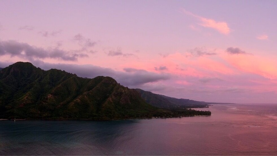 Check out the windward side for epic sunrises 🌅. #beach #lifeatexpedia #hawaii #oahu