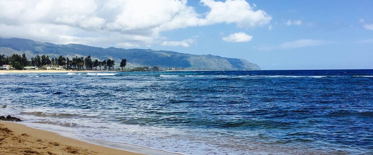 First day on the beach in beautiful Hawaii🌺
