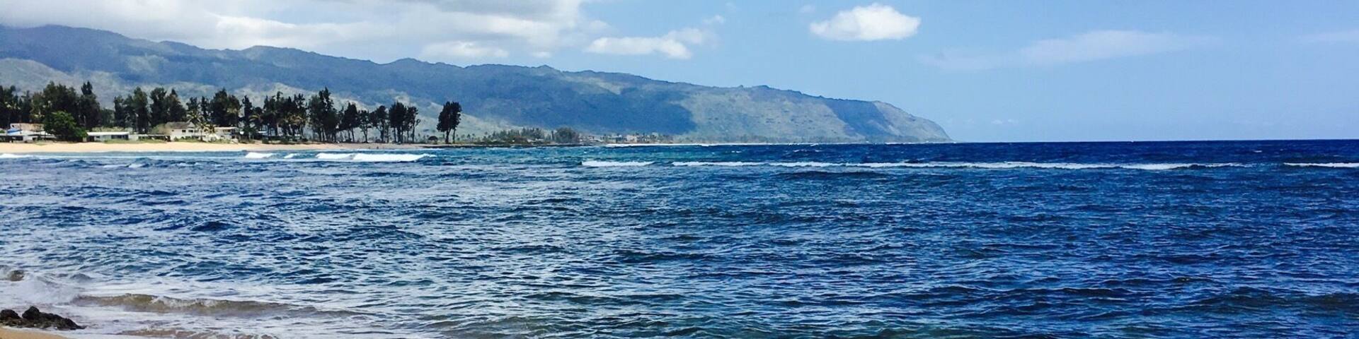 First day on the beach in beautiful Hawaii🌺