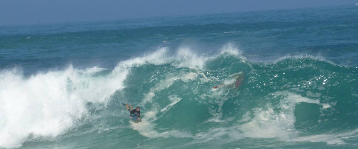 Day after the big "Eddie" Surf Competition, the waves are still epic!