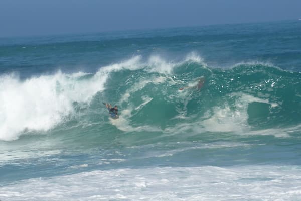 Day after the big "Eddie" Surf Competition, the waves are still epic!