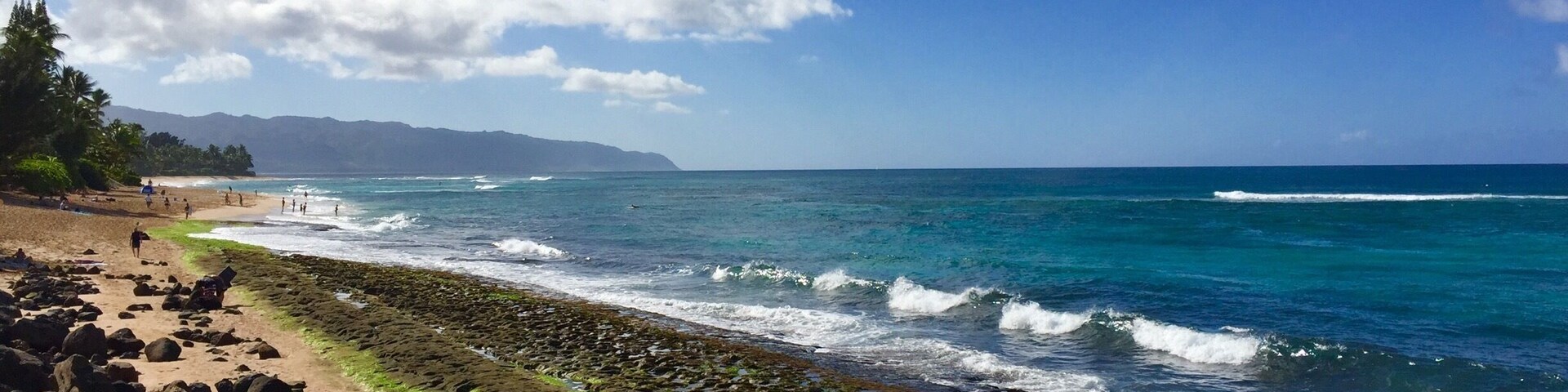 The famous North Shores of Hawaii