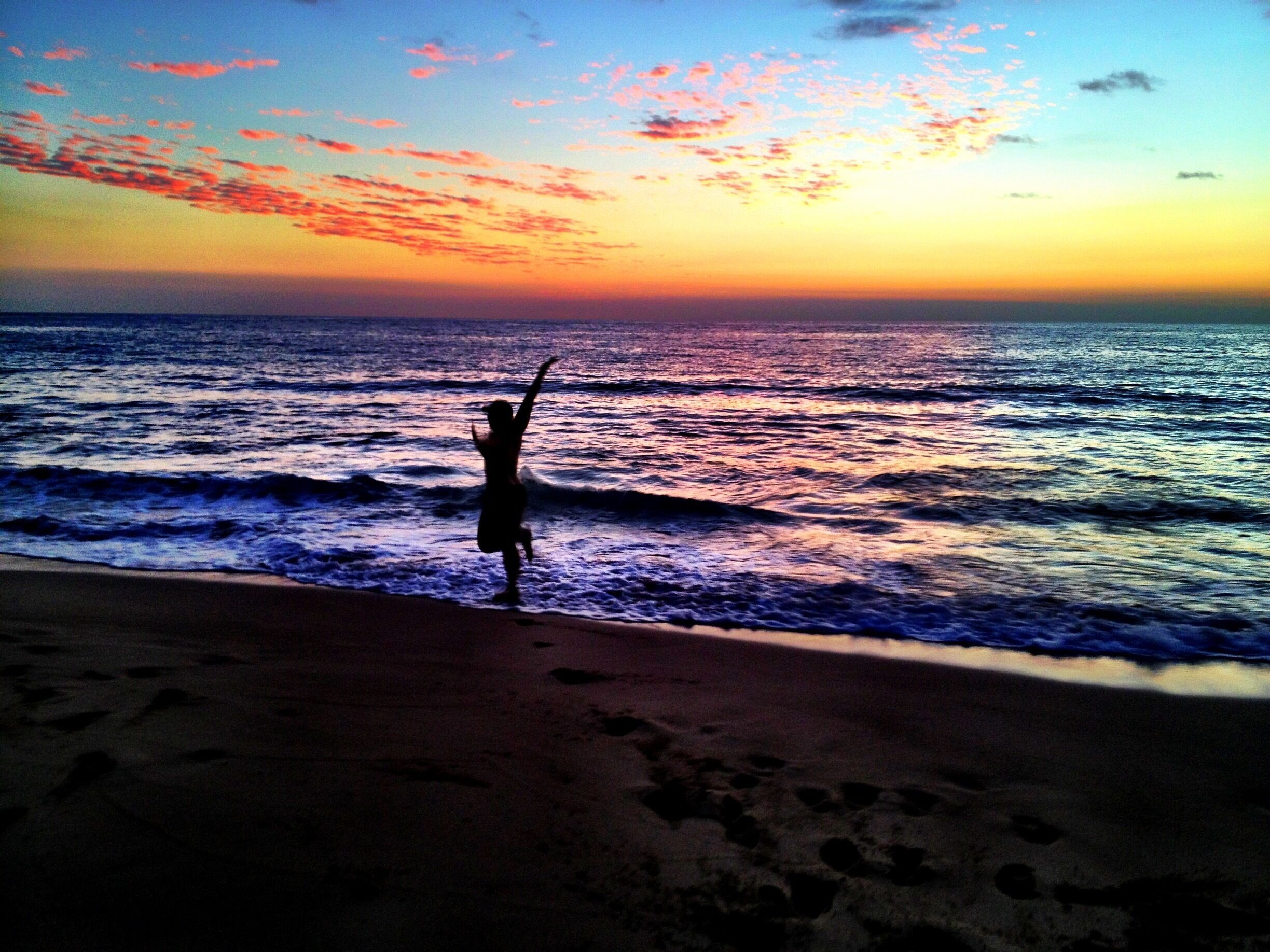 Sometimes the sunset is so magical it makes you want to jump for joy. This is my favorite beach to watch sunset from. #LifeatExpedia