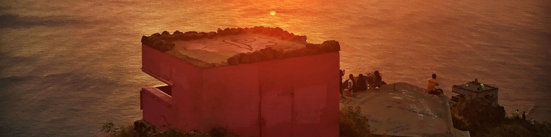 Pillbox hikes are very popular in Hawaii. This sunset hike was one of my faves by far!