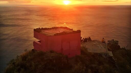 Pillbox hikes are very popular in Hawaii. This sunset hike was one of my faves by far!