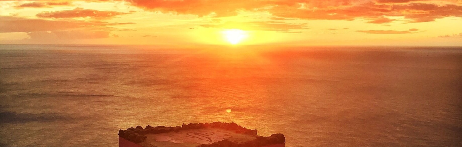 Pillbox hikes are very popular in Hawaii. This sunset hike was one of my faves by far!