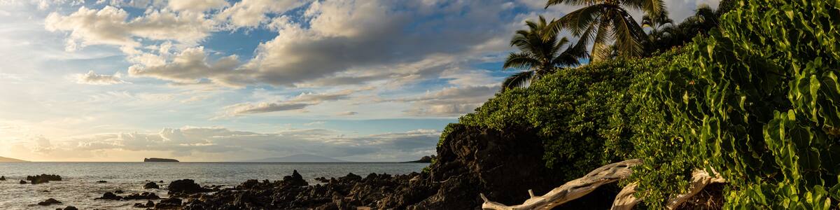 Lava Tube on Big Beach, Makena State Park, Maui, Hawaii, USA
