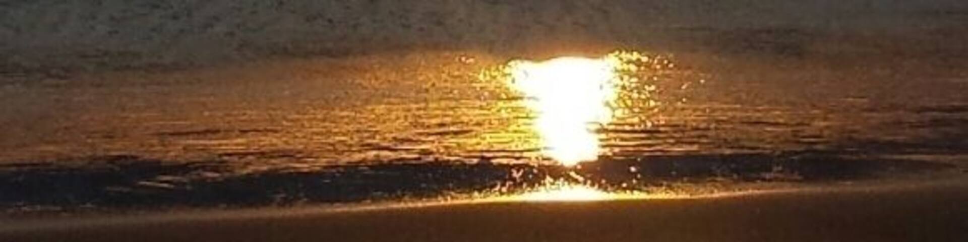 Drinks at Fred's and sunset across the street