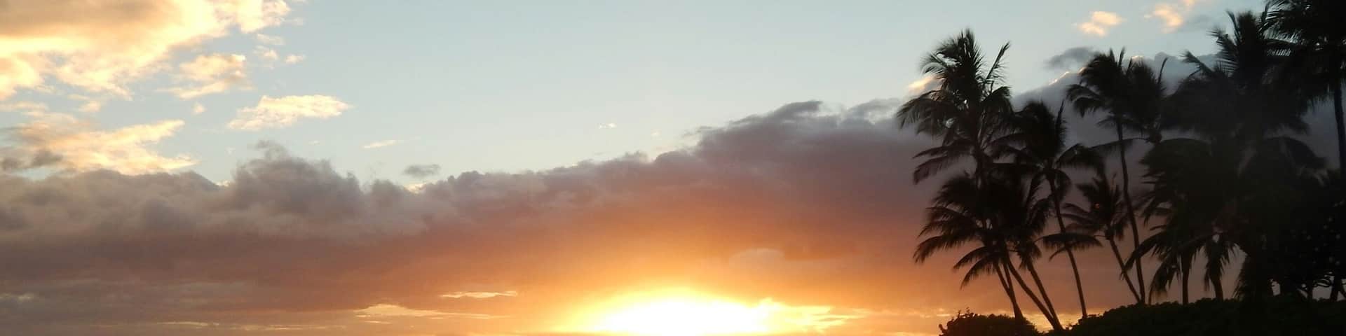 I love this sunset photo of “our” beach. My husband and I were married there.