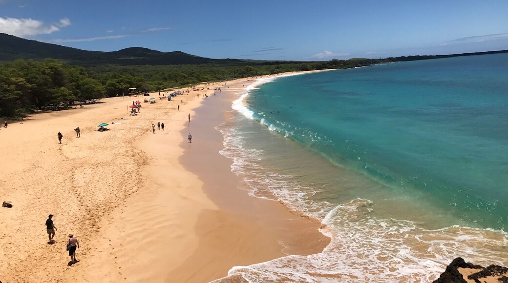 View from hillside between Little Beach and Big Beach