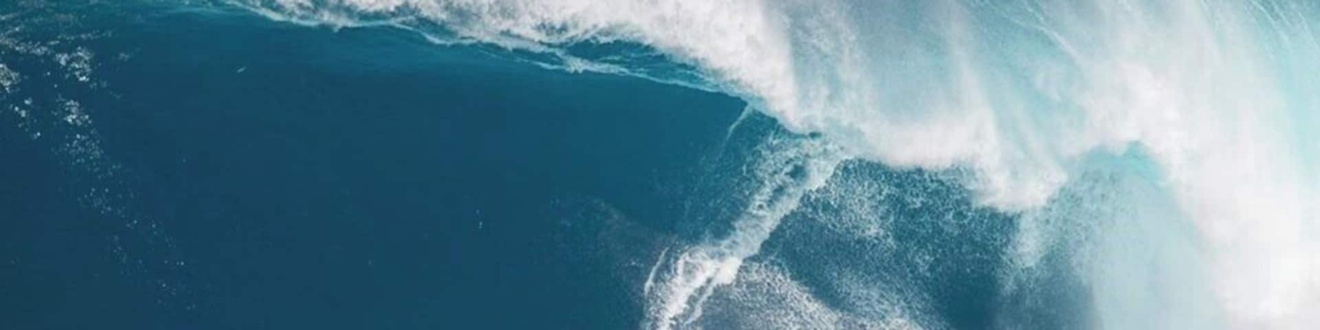 Mo Freitas at Jaws Peahi, Maui. One of the biggest waves in the world !