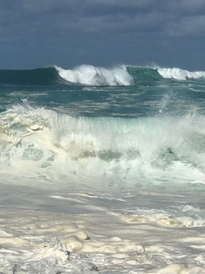 And the waves weren’t that big.