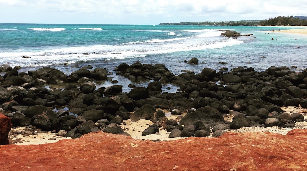 Not the most swim able beach but it was the most beautiful beach we found in Maui.