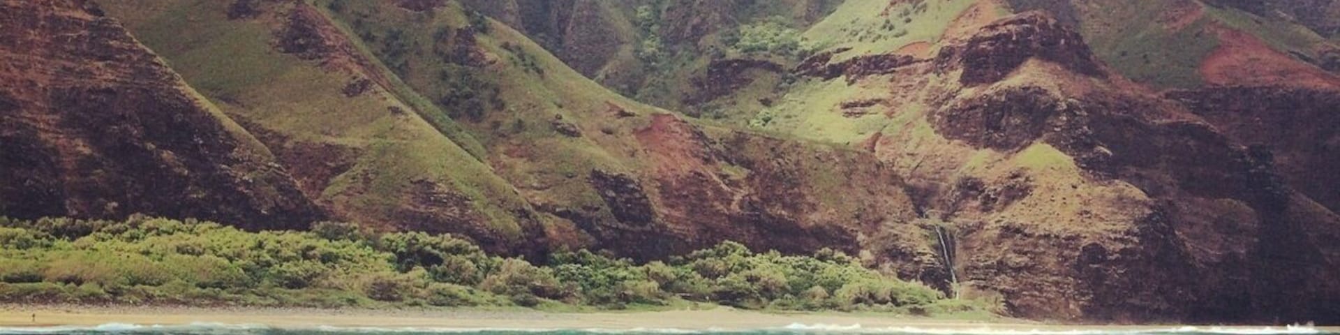 Napali Coast from Captain Andy's catamaran. Highly recommend this tour.