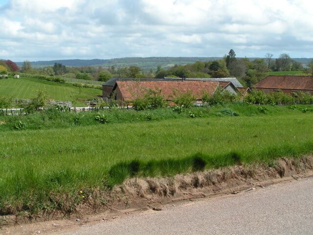 Talaton Farm and fields