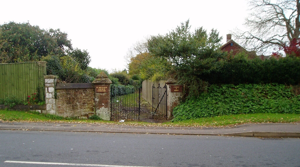 Entrance to St Michael's Church cemetery, Dawlish Road