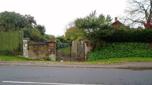 Entrance to St Michael's Church cemetery, Dawlish Road