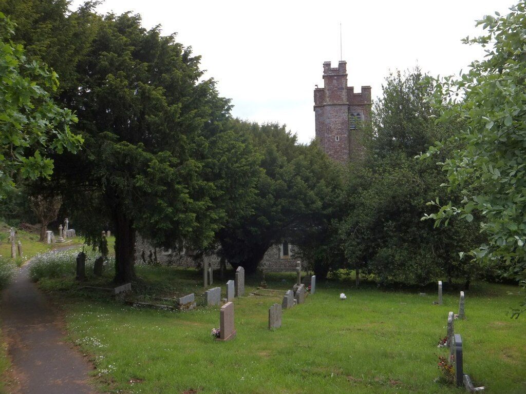 Cadbury church and churchyard