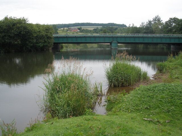 Stafford Bridge, on the River Exe Carrying the Exeter to Bristol railway line.