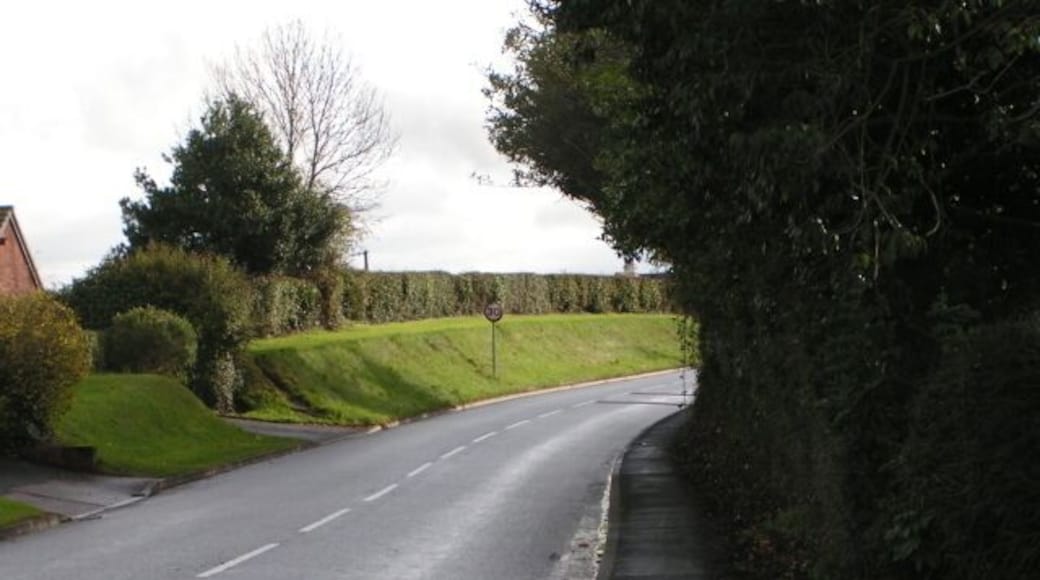 Leaving Alphington, back into the 30mph zone