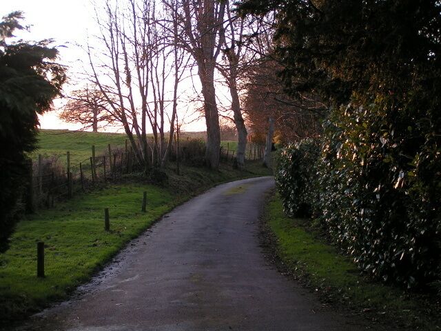 Driveway on the edge of Whimple