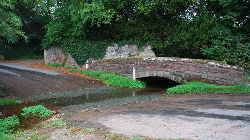 Ford and Footbridge at Pytte