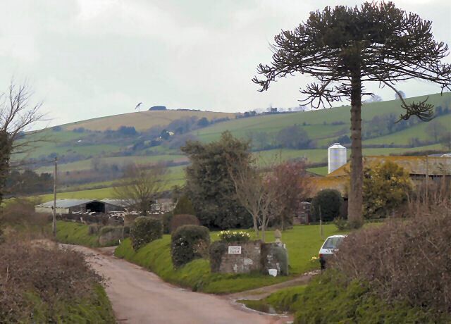 Lynch Farm on the Western edge of Thorverton. on the road leading to Shobrooke & Crediton