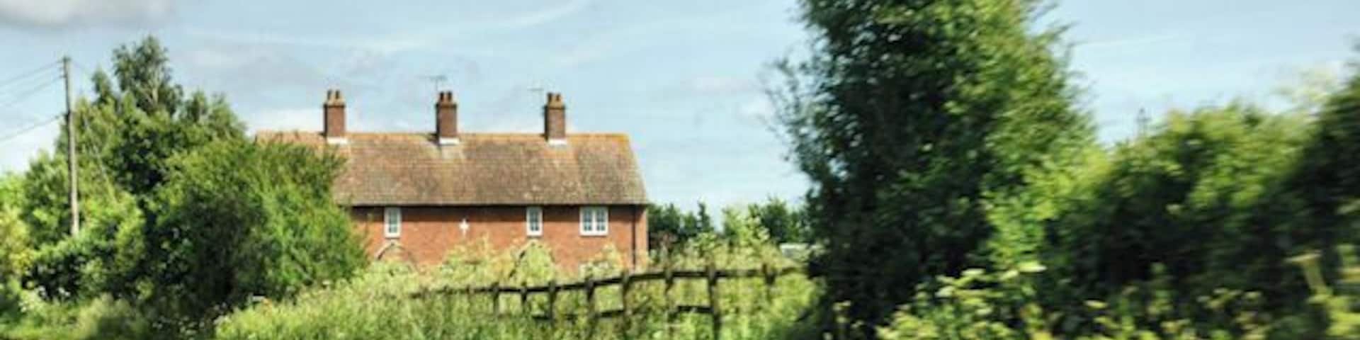 A3052, near Farringdon Cross Looking east.