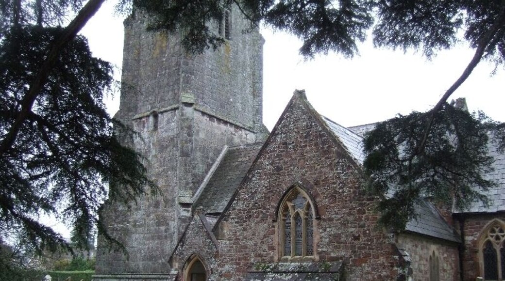 South side of Brampford Speke church