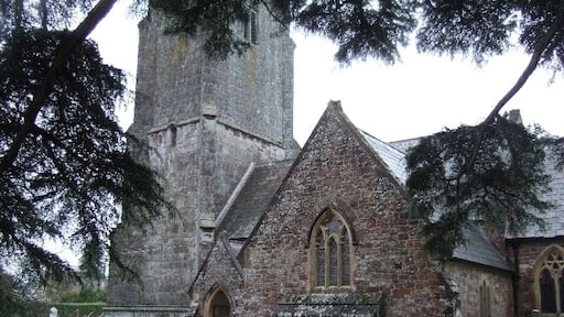 South side of Brampford Speke church