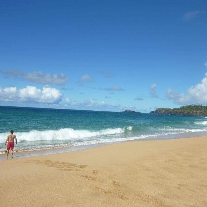 This beach is perhaps more well known by it's nickname, Secret Beach but in Hawaiian is known as Kauapea Beach. However, many locals simply call this beach Secrets for short.

When conditions allow you will find neat tidal pools known as Secret Lagoons. This rocky coastline leads to a beautiful waterfall as well. #LifeAtExpedia