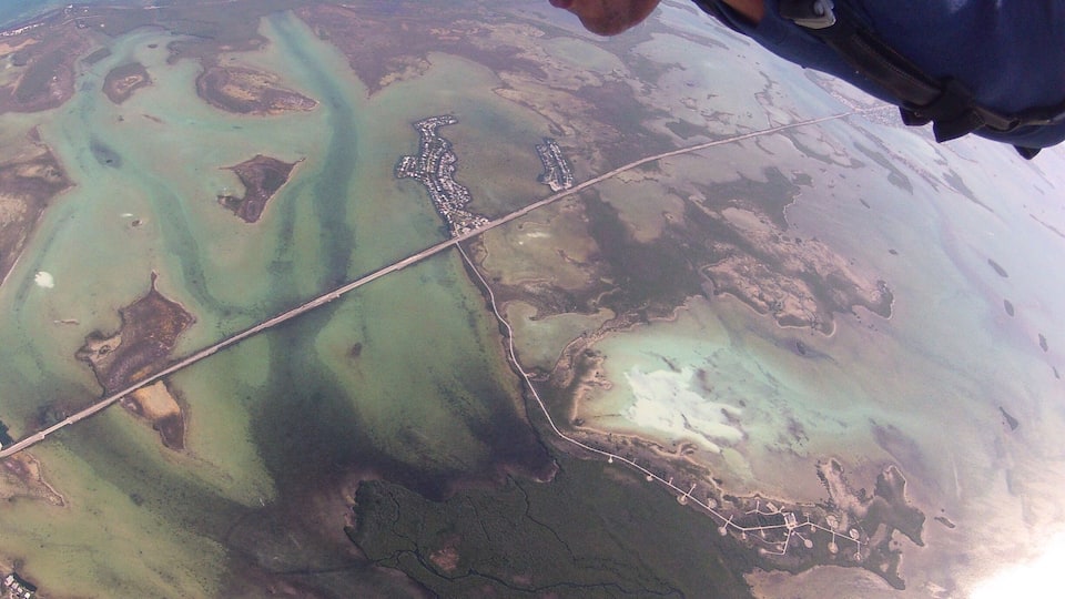 Skydiving in Key West