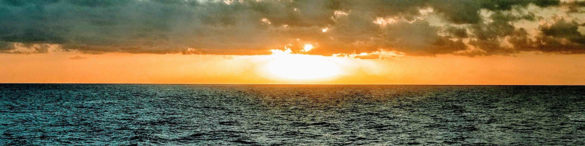 Sunset on Carnival Cruise in Key West.