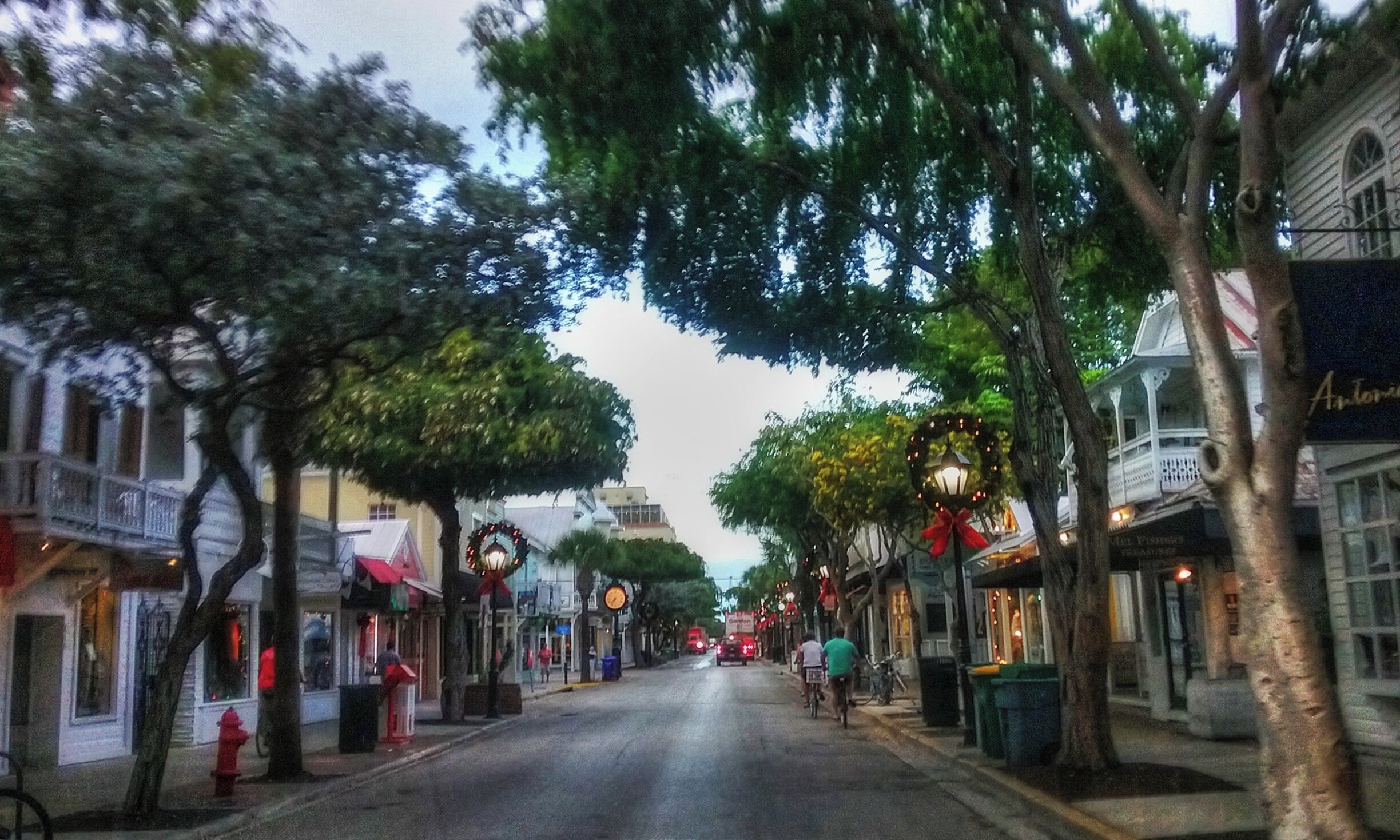 Duval Street in Key West is a wild crazy party at night, but in the early morning hours, it's perfect for a scenic bike ride or walk.