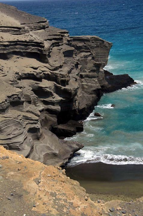 Green Sand Beach Big Island 1 of 2 on Earth
