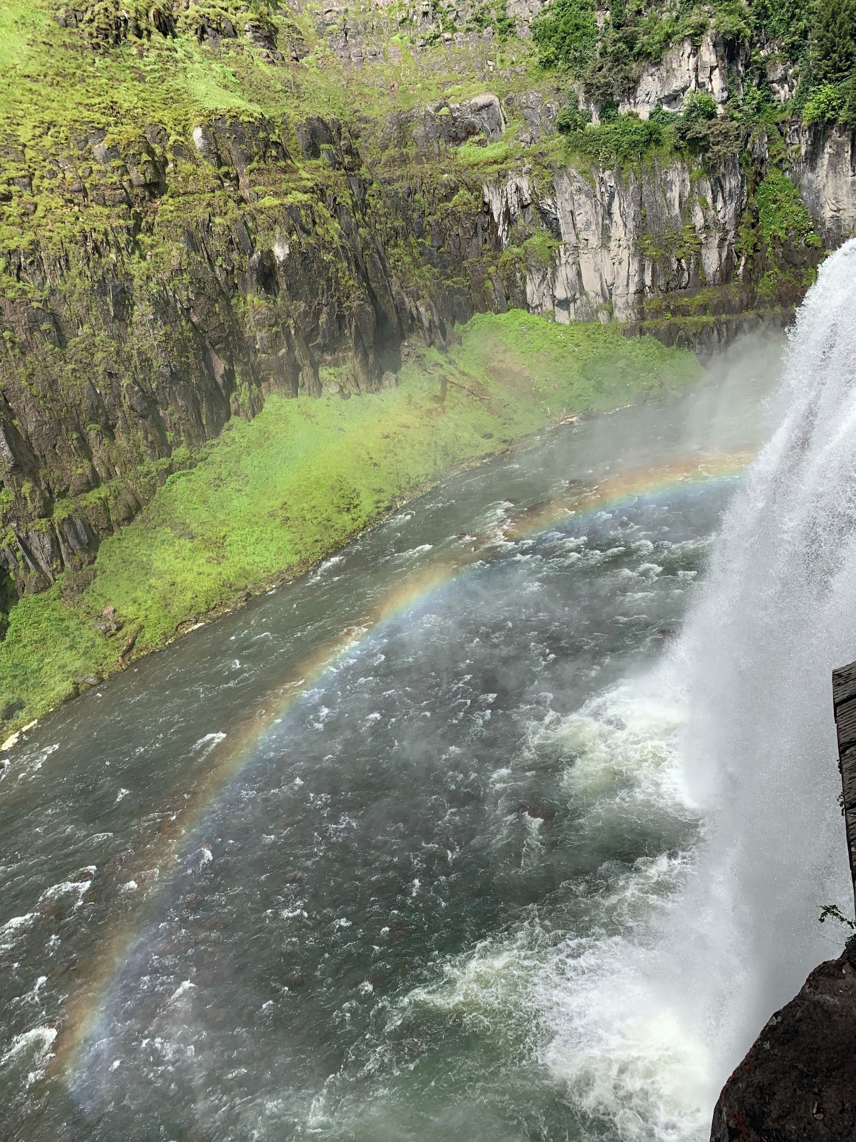 Upper Mesa Falls just a few miles south of the RV park I was at. Very beautiful, easy hike with the kids.