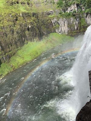 Upper Mesa Falls just a few miles south of the RV park I was at. Very beautiful, easy hike with the kids.
